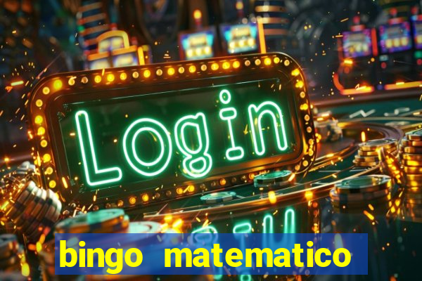 bingo matematico para ensino medio